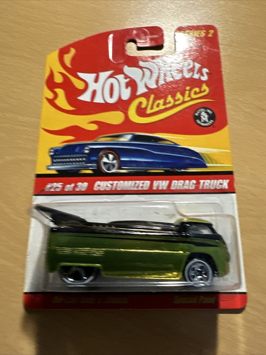 ミニカー HotWheels Classics VW DRAG TRUCK Amazon.com: Hot Wheels Classics Series 2 Customized Red VW