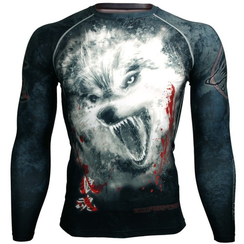 BTOPERFORM Skin Tight Compression Base Layer Under Rash guard MMA Gym S-3 - Picture 3 of 44