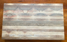 WALNUT CHERRY SOLID End Grain Cutting Board 2.25 x 11.25 X 18.50 In Made BY ME