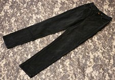 Vintage Woman's Calvin Klein Tapered Leg Black Denim Jeans size 10 29x33 USA