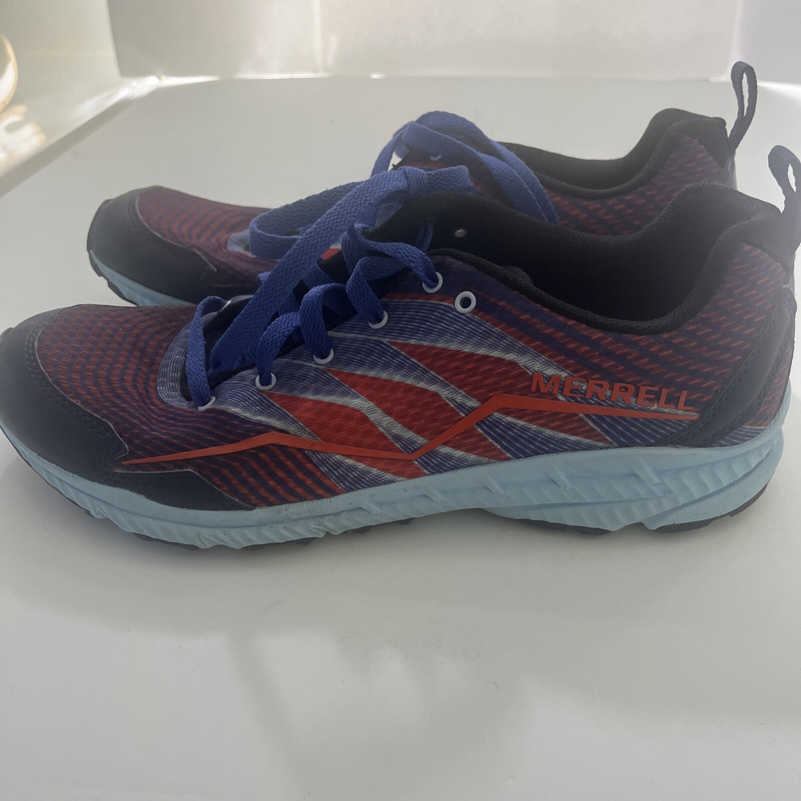 Scarpe da corsa Merrell Trail Crusher Surf the Web da donna taglia 9 5 sneakers J37378