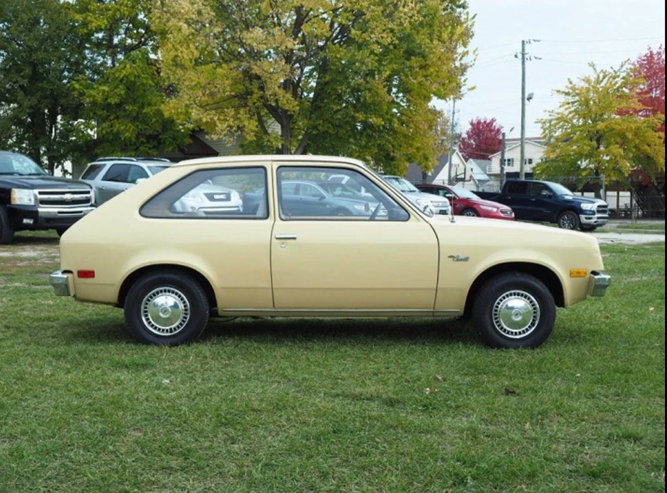 Chevy Chevette Pontiac Acadian 1976-1979 pasajero cuarto derecho ventana de vidrio Foto 3 de 3