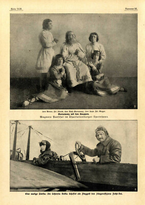 Konstantinopelflug Belkis Schefket Flieger Fethi-Bei Wagners Parzifal Berlin1913