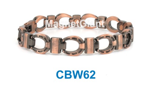 Unisex horseshoe Copper link high power magnetic bracelet CBW62 - 第 1/1 張圖片