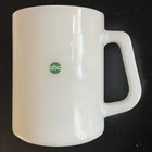 Vintage ABC NEWS Federal USA #28 Milk Glass Coffee Mug Cup