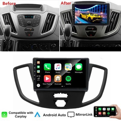 9'' Android 15 Radio GPS Wifi FM für Ford Transit Custom 2013-2019 Carplay BT FM