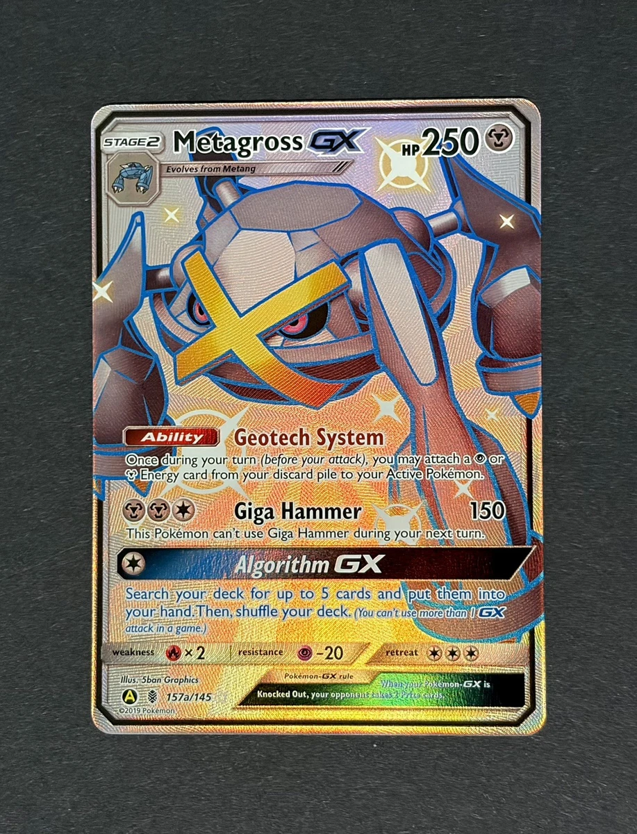 metagross gx pokemon card value Pokemon Metagross-GX - 139/145 - Full Art Ultra Rare
