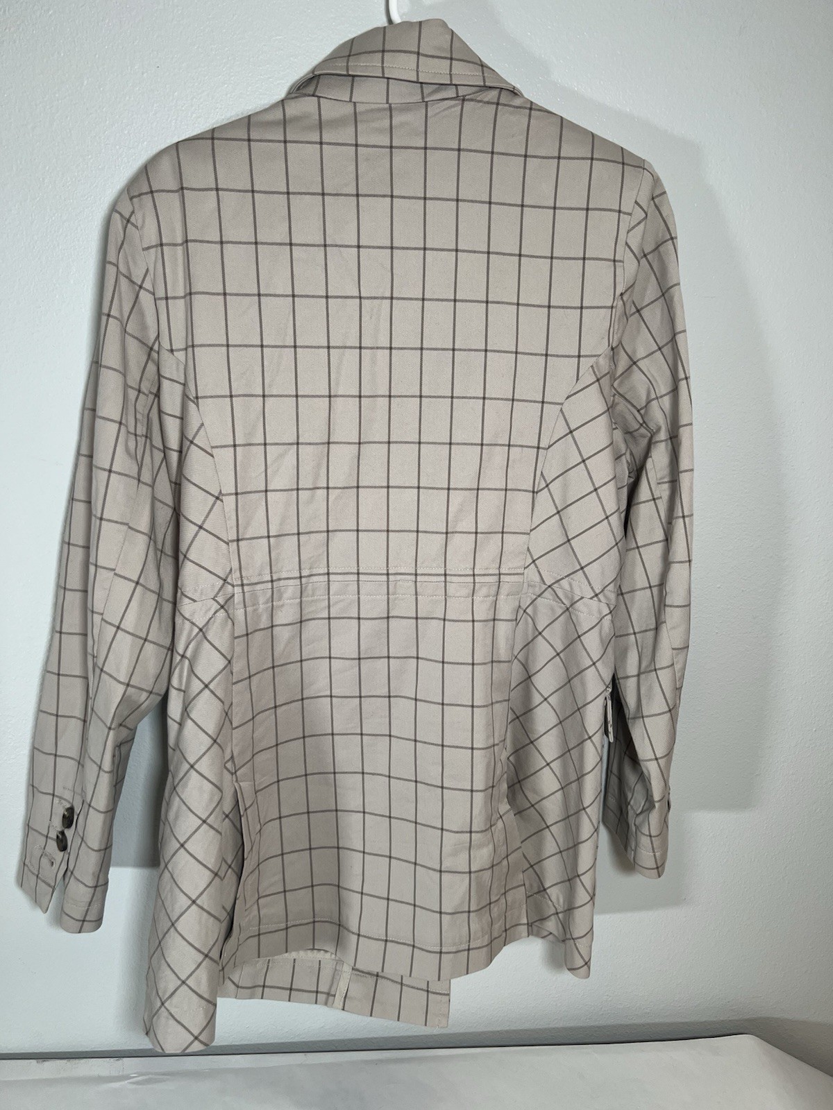 Cabi Windowpane Jacket 6026 Drawstring Waist Wome… - image 3