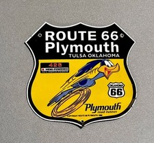 Vintage 12 1968 Plymouth Roadrunner Porcelain Sign Car Truck Gas Oil Motorcycle Vintage 12 1968 Plymouth Roadrunner Porcelain Sign Car Truck Gas Oil Motorcycle