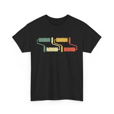 Painting T-Shirt, Paint Roller Painter Painting Lovers Men Dad Shirt