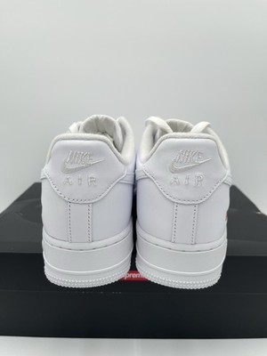 Size 8 - Nike Air Force 1 x Supreme Low Box Logo - White for sale online | eBay