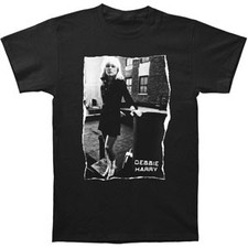 Men's Blondie Debbie Harry Rooftop Slim Fit T-shirt XXXXX-Large Black