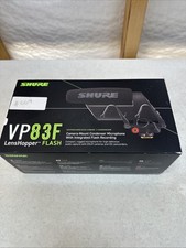 Shure VP83F LensHopper Camera-Mount Microphone with Integrated Flash Recording
