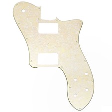 Musiclily Pro 15 Hole Cover HH Pickguard For Mexico Fender 72 Tele Deluxe Guitar
