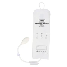 American Hospital Supply Medical Pressure Infusion Bag – 1000ml, IV Pole Infu...