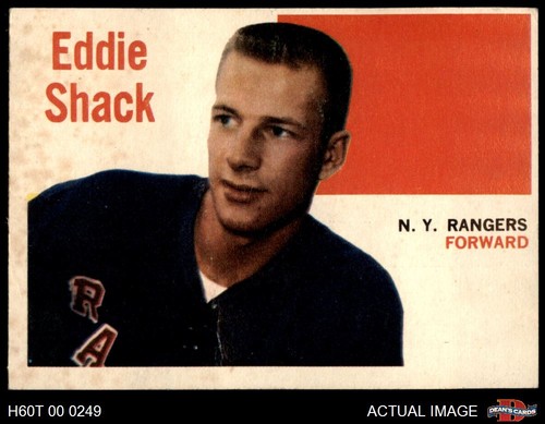 Eddie Shack #7 1960 Topps card