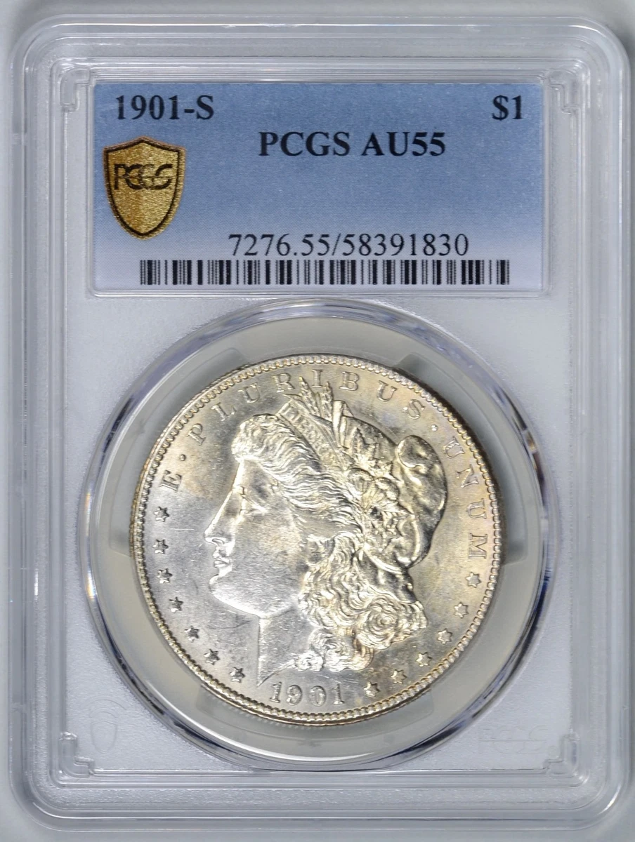AU 55 Graded 1901 Year Morgan US Dollars (1878-1921) for sale | eBay