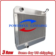 OE# AT129141 AR5704 Aluminum Radiator Fits John Deere 210C Backhoe 482C Forklift