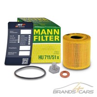 Mann ÖLfilter+ÖLablass-Schraube FÜR Citroen C-Crosser 2.2 Ds4 2.0 Ds5 2.0