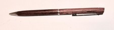 Vintage HALLMARK Cordia Wood & Silver MECHANICAL PENCIL - Made In USA 80s