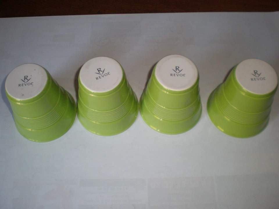 6 Tasses à café - expresso - Revol - Gobelet Froissé   - 18 cl - Photo 2/2