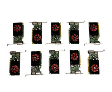 Lot of 10 AMD Radeon R5 340X 2GB High Profile Desktop Graphics Cards DVI DP