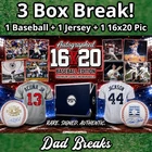 WASHINGTON NATIONALS signed Gold Rush 16x20 photo + Baseball + Jersey 3 BoxBreak