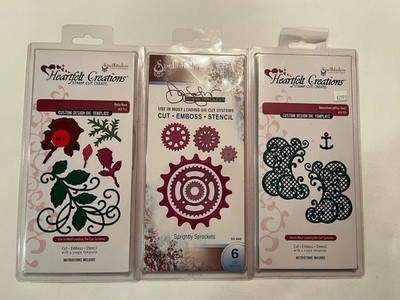 Spellbinders - Die Cut Emboss - 3 Packages