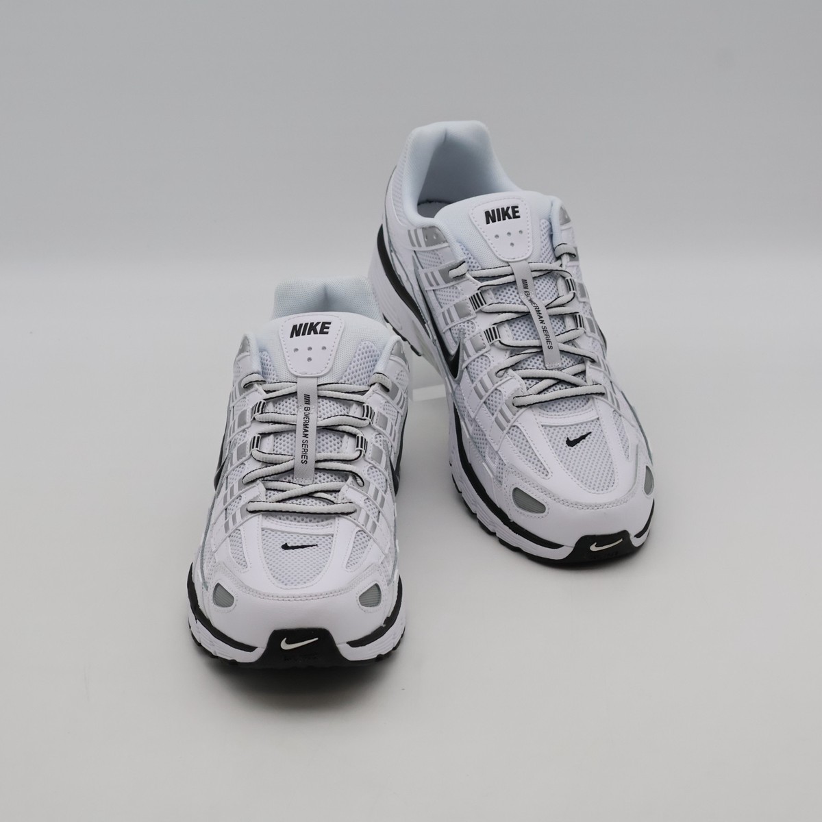 CD6404-107 Nike P-6000 White Metallic Silver Black Black 