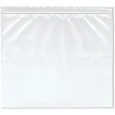 Plymor 12" x 10", 4 Mil Heavy Duty Zipper Reclosable Plastic Bags