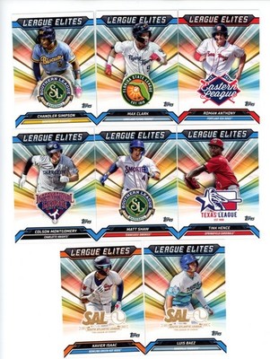2025 Topps Pro Debut League Elites COMPLETE Set (22) ANTHONY MCGONIGLE
