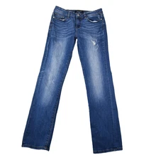 Judy Blue Jeans Womens 29 (28x30) Straight Blue  Denim
