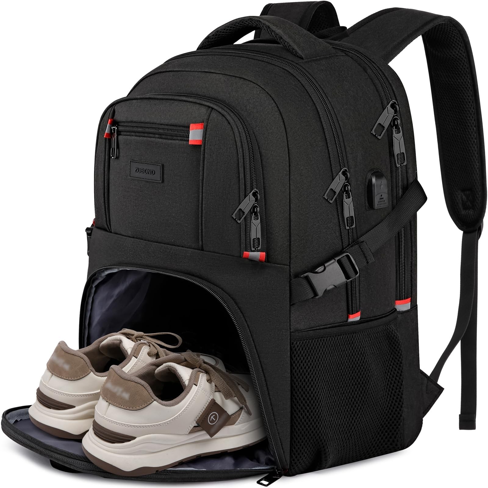 With Shoe Compartment For Men And Women, 17.3 Inch Laptop Travle Bac...