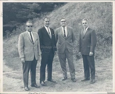 1968 Somerville Capt Fred Cammon Fbi Agent James Handley Photo 8X10