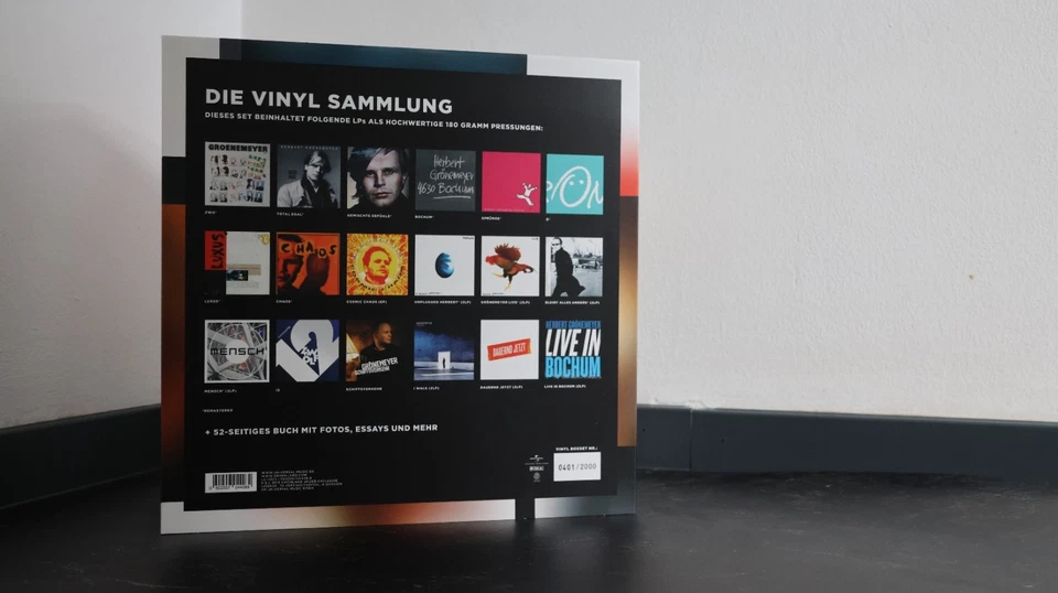 Herbert Grönemeyer – Alles 25 LP VINYL BOX SET POP ROCK VOCAL 2016 TOP RARE!! - Bild 4 von 4