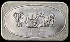 Vintage 1 Ounce Silver Bar San Diego Zoo US Silver Corp , 999 Fine Rare Exc Cond