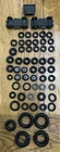 VINTAGE DINKY/CORGI CAR TYRE BUNDLE - ALL ORIGINAL
