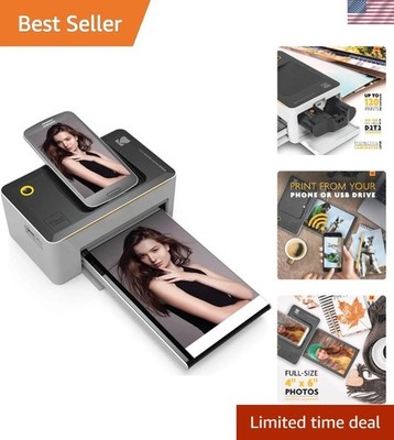 Wireless 4x6  Photo Printer - Instant, High-Quality Prints for iOS & Android