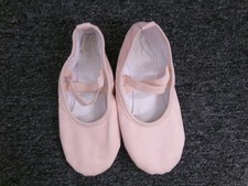 Dance Pre-Owned Ballet Shoes Stelle Adult 5M Leather Single Strap Full Sole