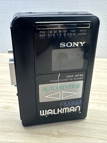 SONY Walkman WM-AF42 Radio Cassette Player & Radio ~ For Parts Or Repair