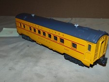 LIONEL O 2482 WESTFIELD YELLOW ANNIVERSARY LIGHTED PASSENGER CAR #3