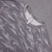 Athleta Camo Sweatshirt Long Sleeve Athleisure Pullover Top XLT
