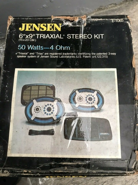 vintage jensen triaxial speakers