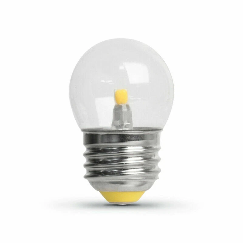 LED Light Bulb E26 Medium 0.6W 120V S11, Feit BP71/2S/827/LED (6-Packs) - Image 3 of 4