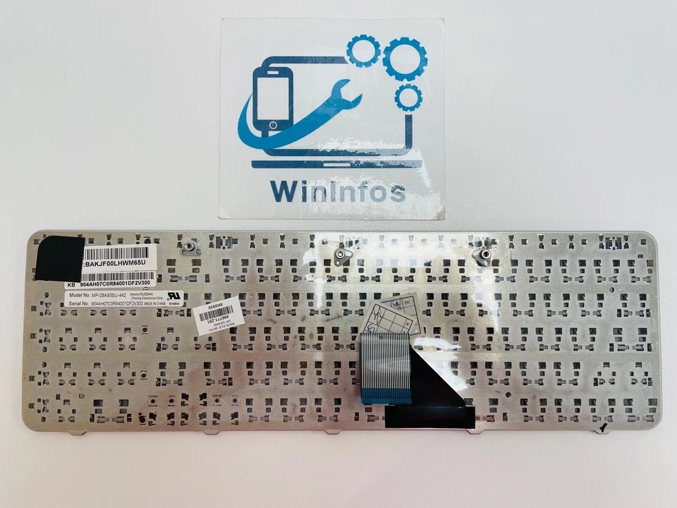 Tastiera Russo Originale MP-08A93SU-442 compaq presario CQ60 (CQ60-207er) - Immagine 2 di 2