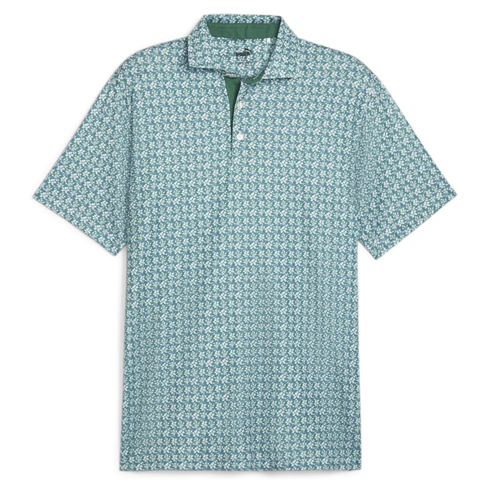 Рубашка поло Puma Mattr Essex с коротким рукавом мужская зеленая повседневная 62447803