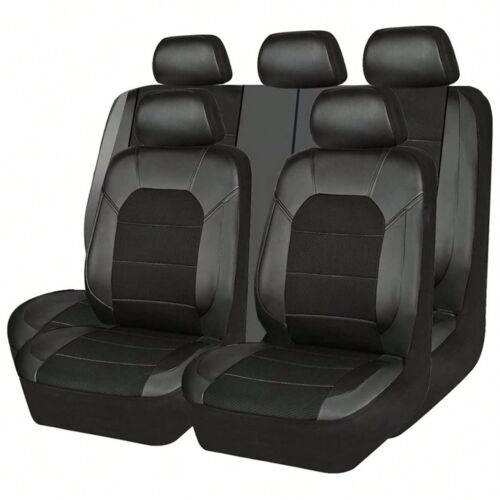 JZH7-Breathable 5-Seat Car Seat Cover Full Set Universal Car Seat Cushions
