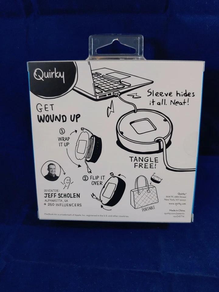 Quirky PowerCurl Power Cord Wrap MacBook Air- (5678-5684, 6002-6005) - Image 2 of 3