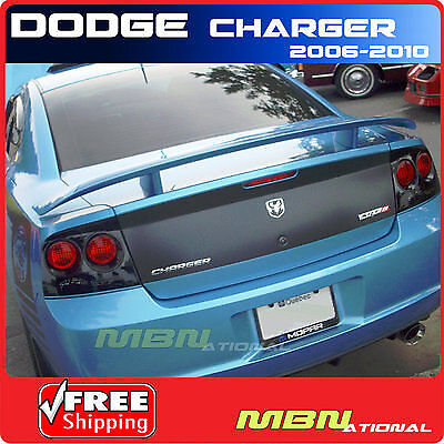 06-10 Dodge Charger Sedan Rear Trunk Spoiler Painted WS2-PS2 BRIGHT SILVER MET