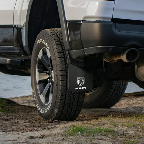 Pair of Ram Truck Logo Easy Fit Mud Splash Guard Flap 9x15" Set of 2 Universal - Picture 2 of 7